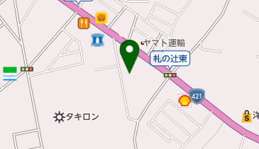 東近江キリスト福音教会の地図画像