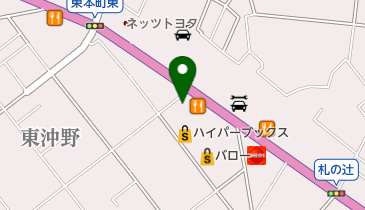 たぬきの地図画像