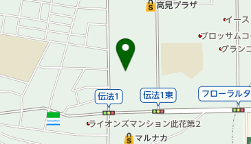 理容フローラルの地図画像