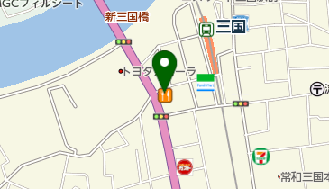 まるとみクリーニング 阪急三国店の地図画像