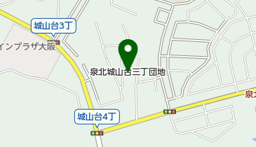 泉北城山台3丁住宅管理組合の地図画像