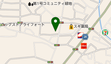 ヘアーブティックシミズの地図画像