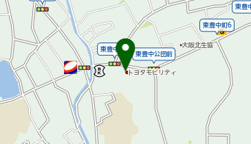 トヨタカローラ新大阪株式会社 U-Car東豊中店の地図画像