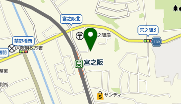 中央カイロプラクティック院枚方の地図画像