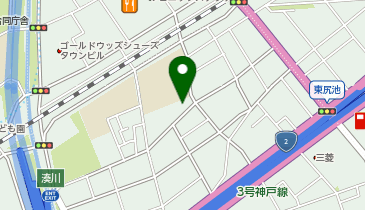 東尻池郷土館の地図画像