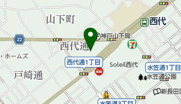 神戸市立 西代自転車・原付保管所の地図画像