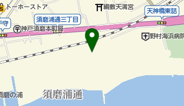 神戸市立 須磨自転車・原付保管所の地図画像