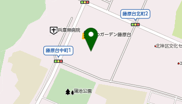 スポーツクラブアクトス藤原台の地図画像