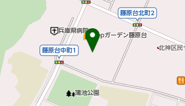 小学館英語教室藤原台スクールの地図画像