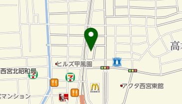 アップ教育企画 CUPS西宮北口の地図画像