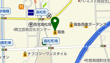 西宮阪急パパスの地図画像