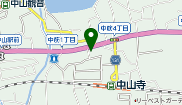 宝塚市立 JR中山寺南自転車駐車場の地図画像