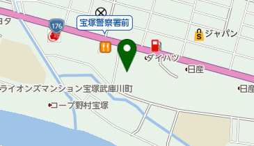 金比羅製麺宝塚旭店の地図画像