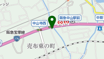 やきとり大吉中山寺店の地図画像