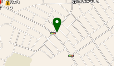 北生駒整骨院の地図画像