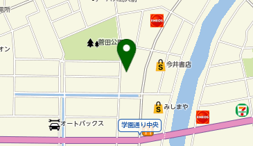 フジキ 学園通り店の地図画像