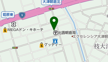 あさくら鍼灸院の地図画像