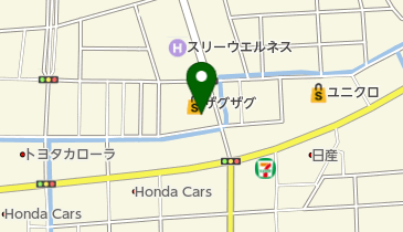 たぬき屋セルフうどん北長瀬店の地図画像