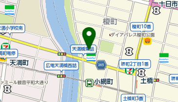 便利屋のしらいの地図画像