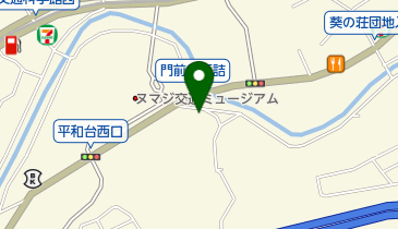 平岡動物病院の地図画像