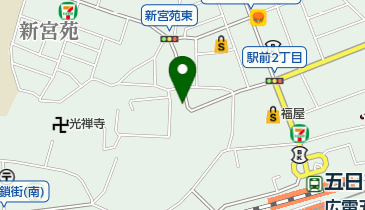 あさがお薬局の地図画像