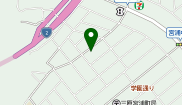 モトブティックミハラの地図画像