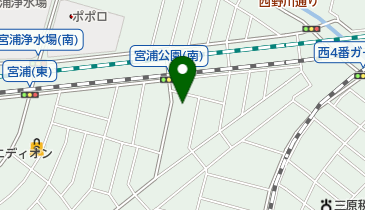 ペットケアタウンの地図画像