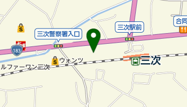 三次市立 十日市コミュニティセンターの地図画像