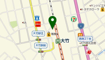 ポケットベビー子供服の地図画像