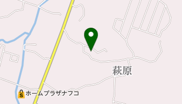 面迫四角堂の地図画像