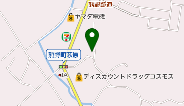 美容室夢工場の地図画像