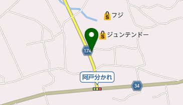 ヘアーステージレジェスの地図画像