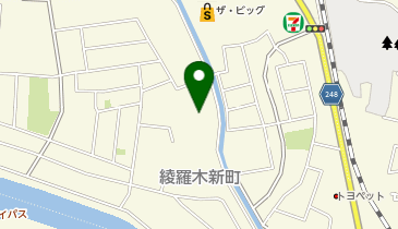 グループホームあやらぎの地図画像