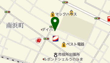 酒のフロンティア 鵜の島店の地図画像