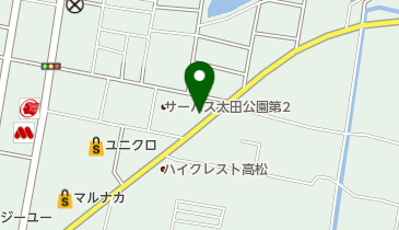 恵みの森キリスト教会の地図画像