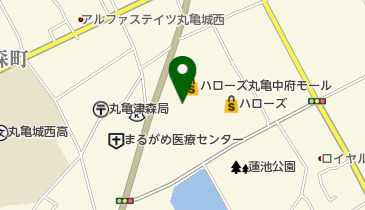 プラージュ美容ハローズ丸亀中府店の地図画像