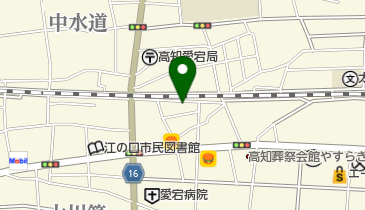 高知家庭教師プロジェクトの地図画像