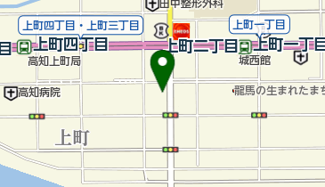 上町美容室の地図画像