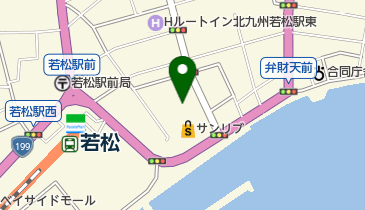 株式会社丸珠物産 サンリブ 新若松店の地図画像