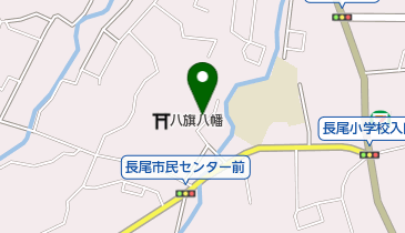 八旗八幡神社の地図画像