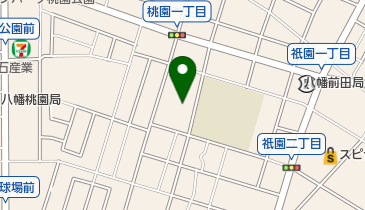 祇園学童保育クラブの地図画像
