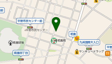 オピウムヘアメイク祇園店の地図画像