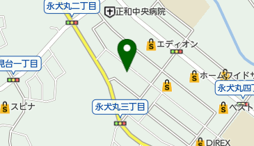 とがし動物病院の地図画像