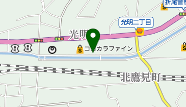 調剤薬局風の丘の地図画像