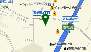 パナソニックホームズ株式会社九州支社香椎浜展示場の地図画像