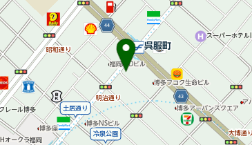 扶桑薬品工業株式会社福岡支店の地図画像