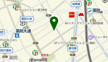 ふみ勝薬院店の地図画像
