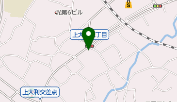 オートサービスマツサカ 上大利店の地図画像