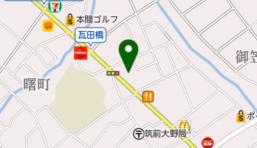 ダンカン大野城店の地図画像