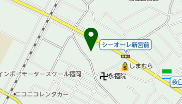 夜臼一区公民館の地図画像